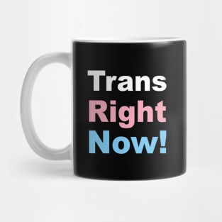 Trans Right Now! Transgender Rights Mug